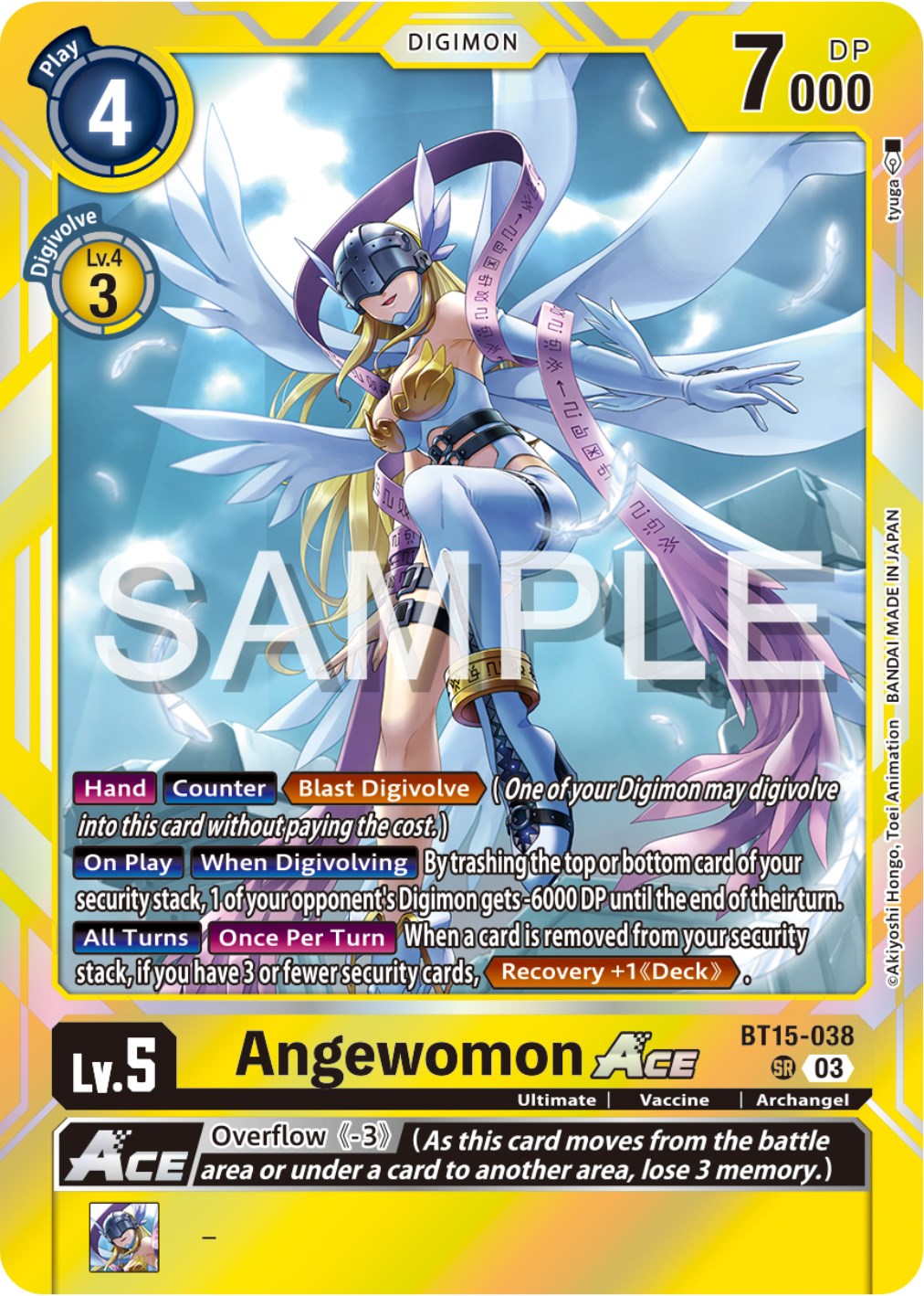 Angewomon Ace [BT15-038] [Exceed Apocalypse] | The Time Vault CA