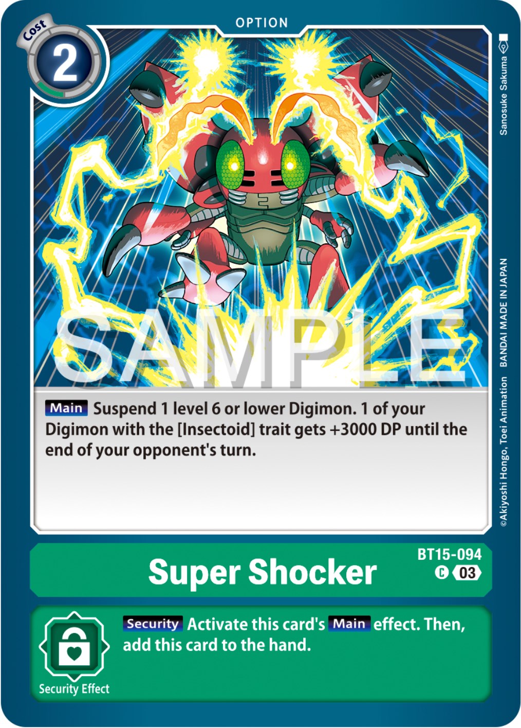 Super Shocker [BT15-094] [Exceed Apocalypse] | The Time Vault CA