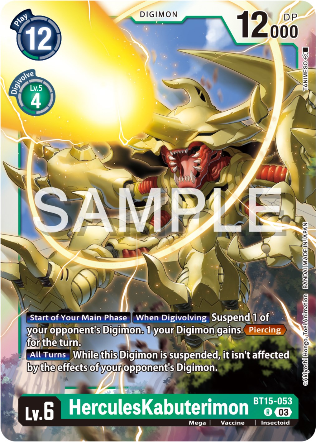 HerculesKabuterimon [BT15-053] [Exceed Apocalypse] | The Time Vault CA