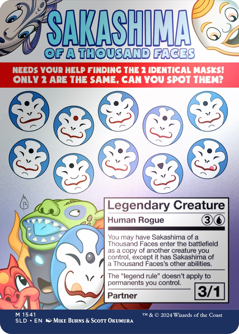 Sakashima of a Thousand Faces (Rainbow Foil) [Secret Lair Drop Series] | The Time Vault CA