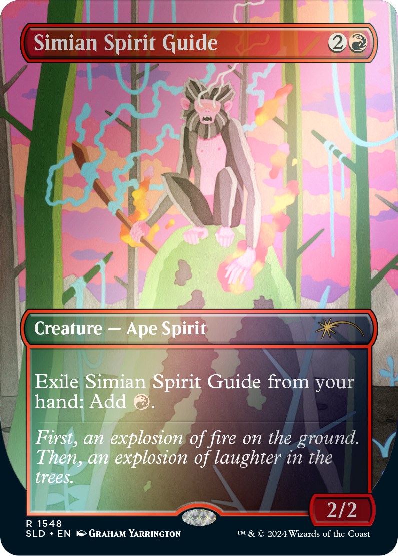 Simian Spirit Guide (Rainbow Foil) [Secret Lair Drop Series] | The Time Vault CA