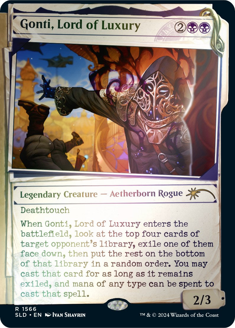 Gonti, Lord of Luxury (Rainbow Foil) [Secret Lair Drop Series] | The Time Vault CA