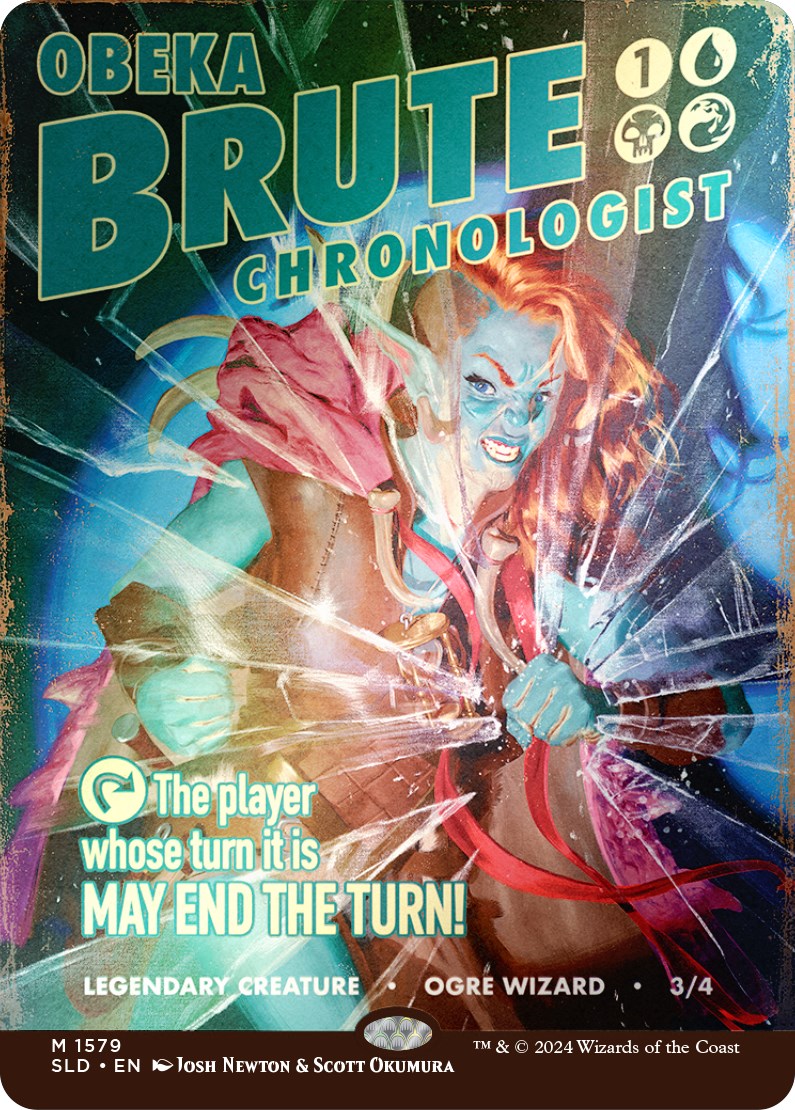 Obeka, Brute Chronologist (Rainbow Foil) [Secret Lair Drop Series] | The Time Vault CA