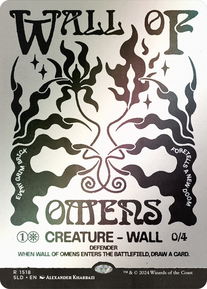 Wall of Omens (Rainbow Foil) [Secret Lair Drop Series] | The Time Vault CA