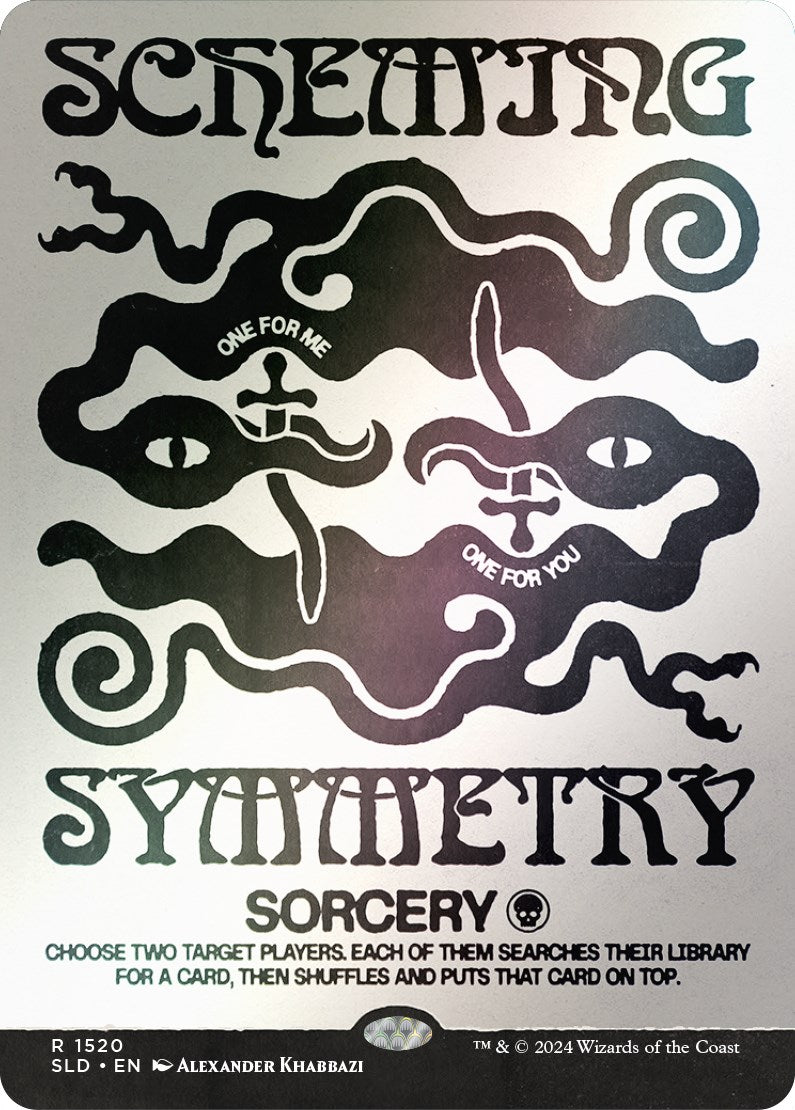 Scheming Symmetry (Rainbow Foil) [Secret Lair Drop Series] | The Time Vault CA
