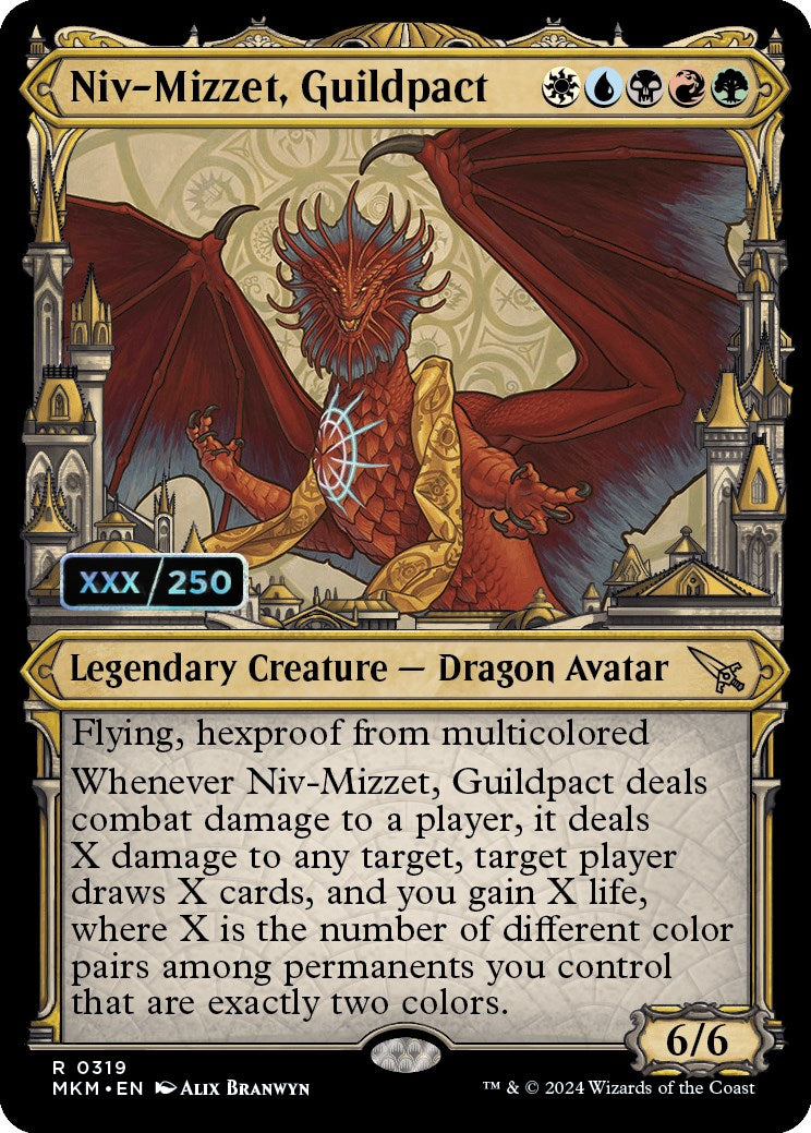 Niv-Mizzet, Guildpact (Serialized) [Murders at Karlov Manor] | The Time Vault CA