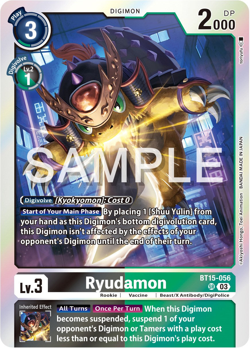 Ryudamon [BT15-056] [Exceed Apocalypse] | The Time Vault CA