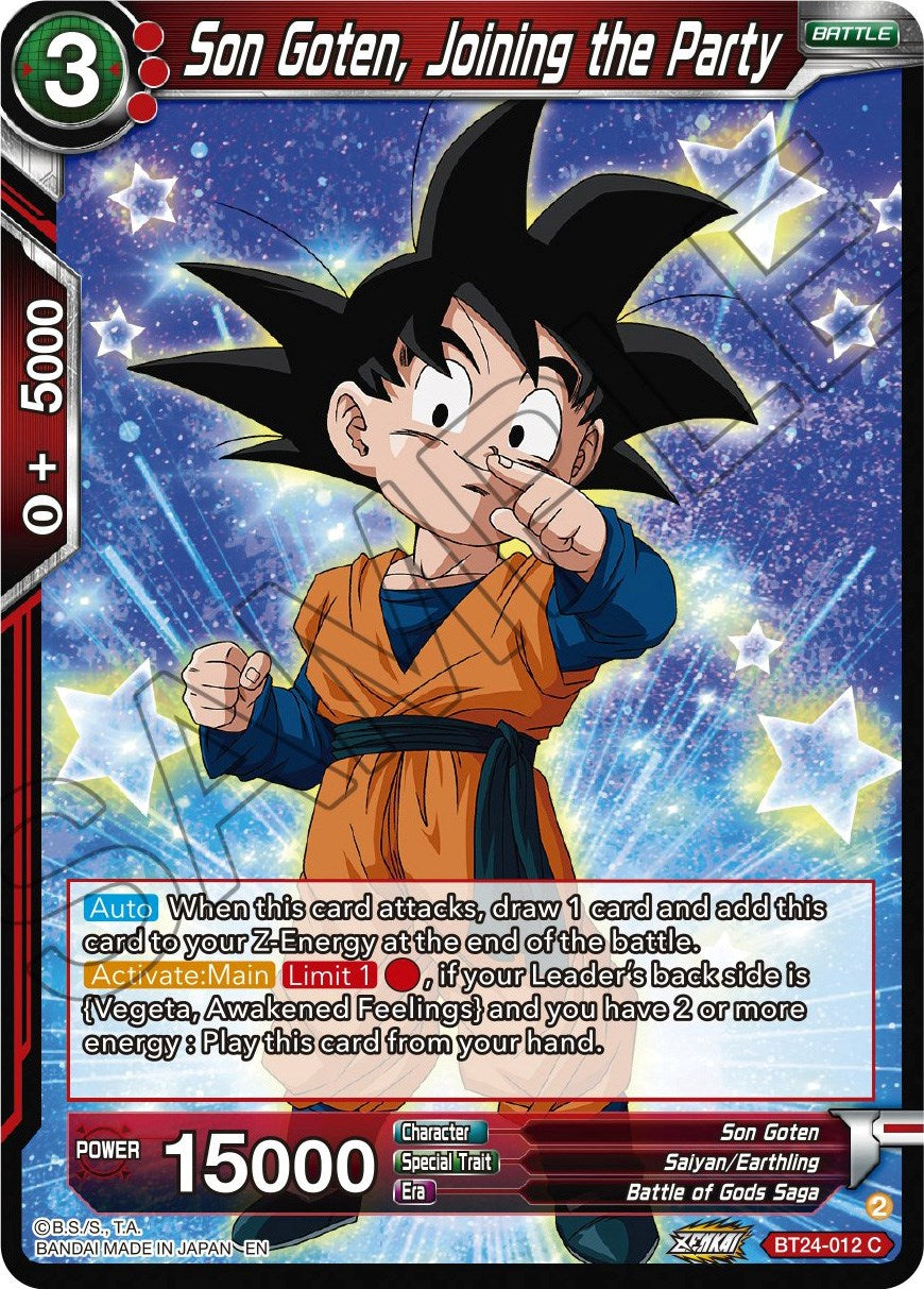 Son Goten, Joining the Party (BT24-012) [Beyond Generations] | The Time Vault CA