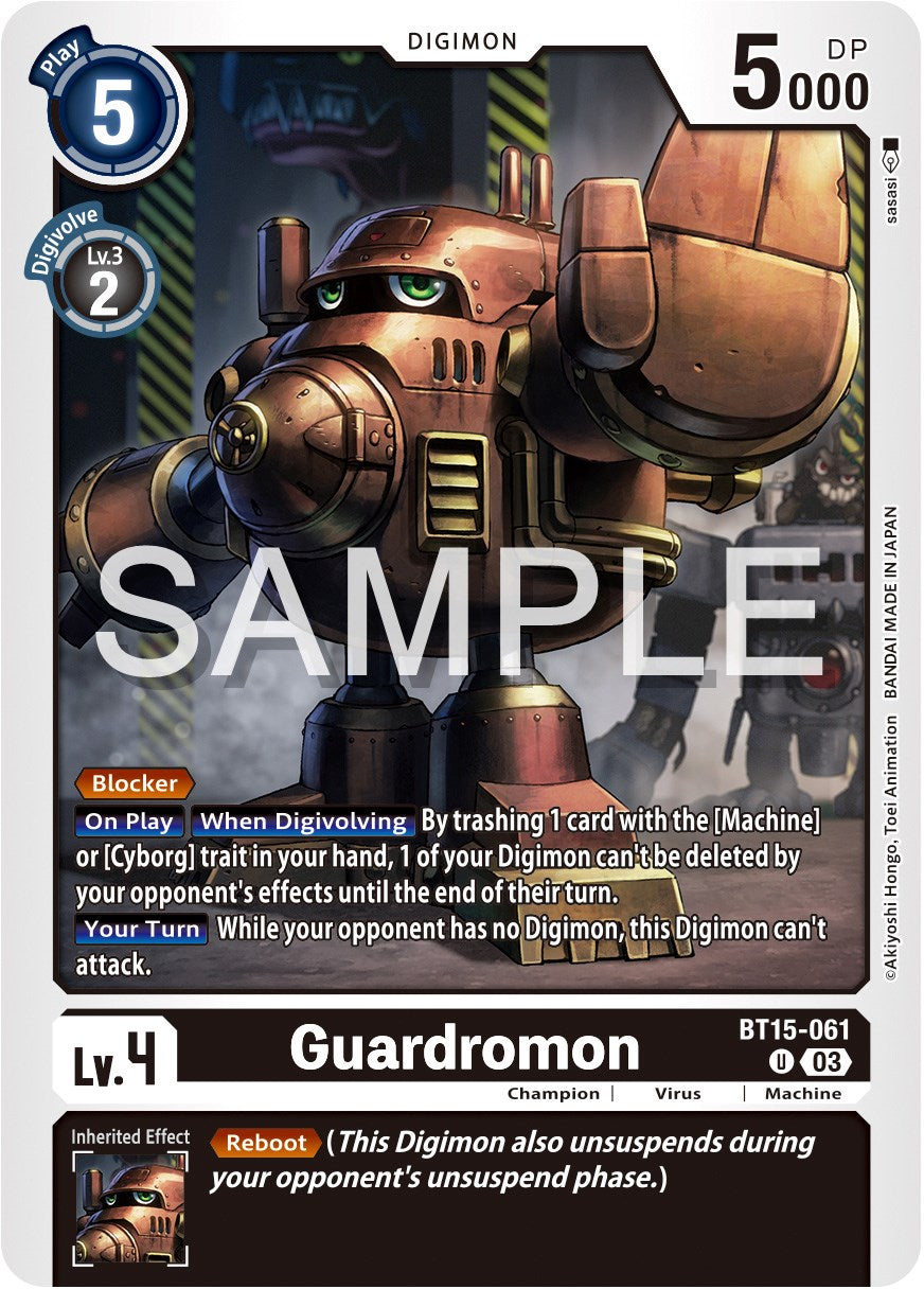 Guardromon [BT15-061] [Exceed Apocalypse] | The Time Vault CA