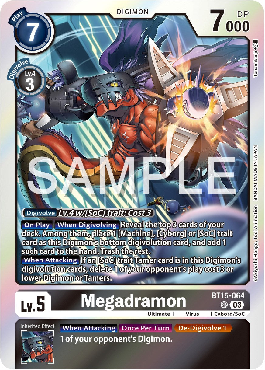 Megadramon [BT15-064] [Exceed Apocalypse] | The Time Vault CA