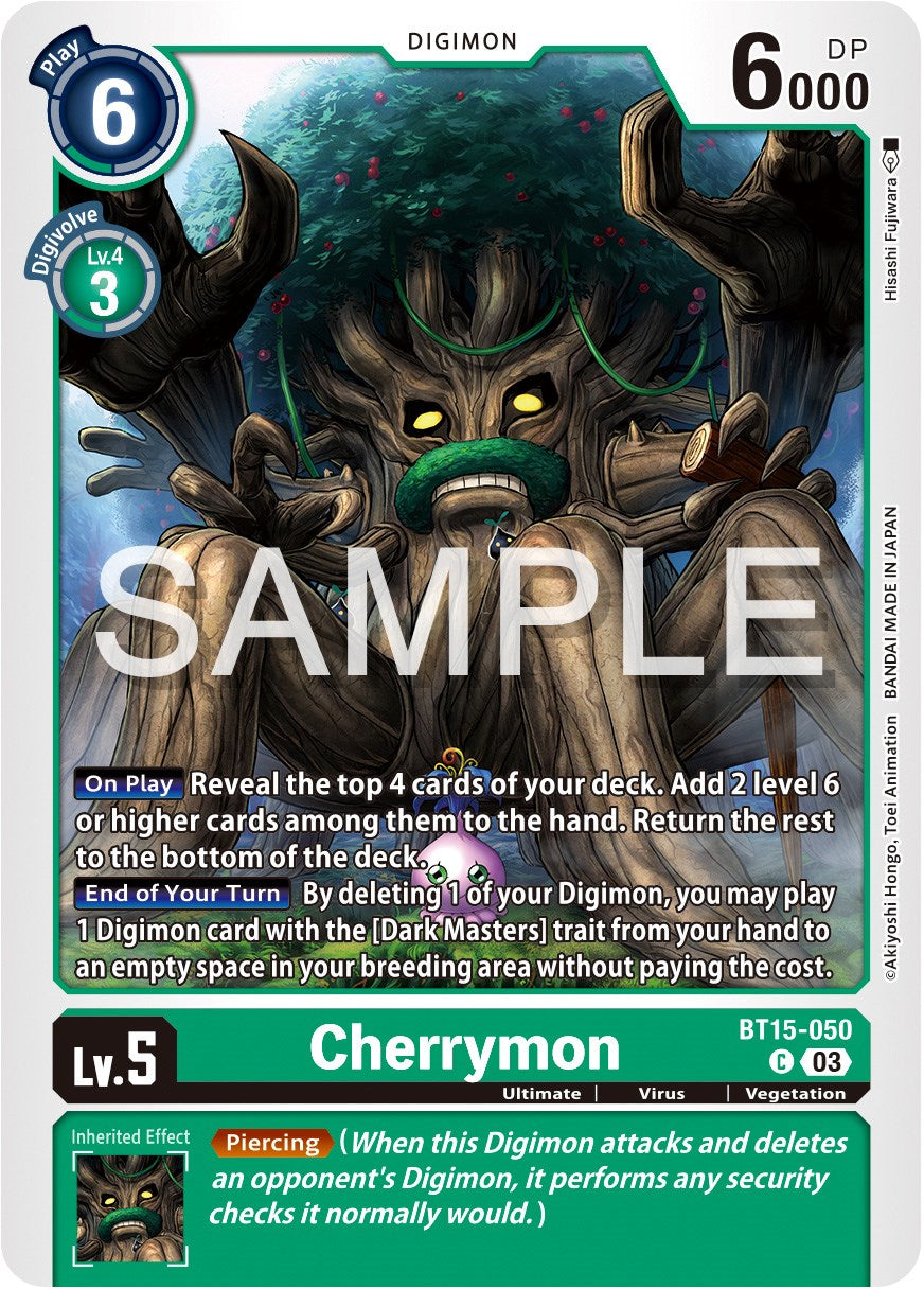 Cherrymon [BT15-050] [Exceed Apocalypse] | The Time Vault CA