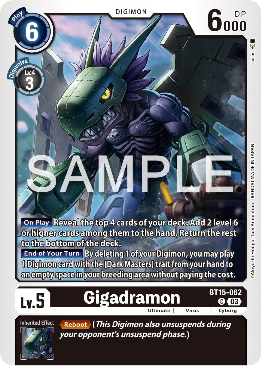 Gigadramon [BT15-062] [Exceed Apocalypse] | The Time Vault CA
