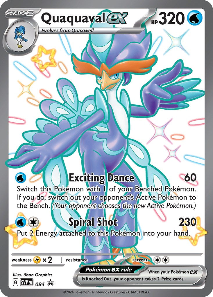 Quaquaval ex (084) (Jumbo Card) [Scarlet & Violet: Black Star Promos] | The Time Vault CA