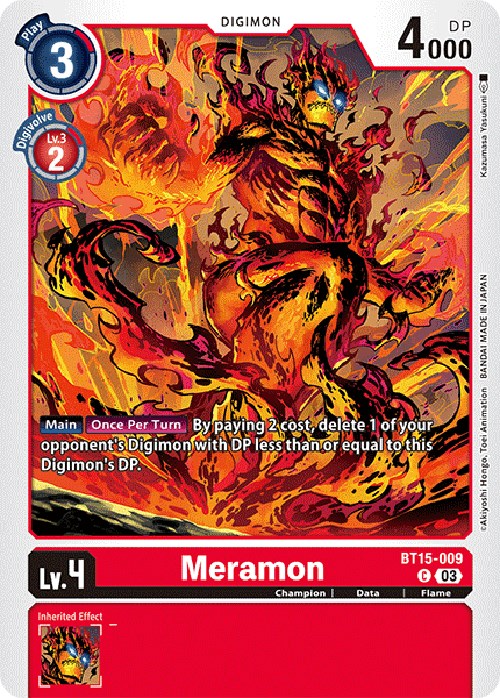 Meramon [BT15-009] [Exceed Apocalypse] | The Time Vault CA