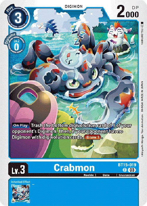 Crabmon [BT15-019] [Exceed Apocalypse] | The Time Vault CA