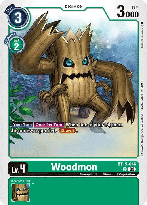 Woodmon [BT15-046] [Exceed Apocalypse] | The Time Vault CA