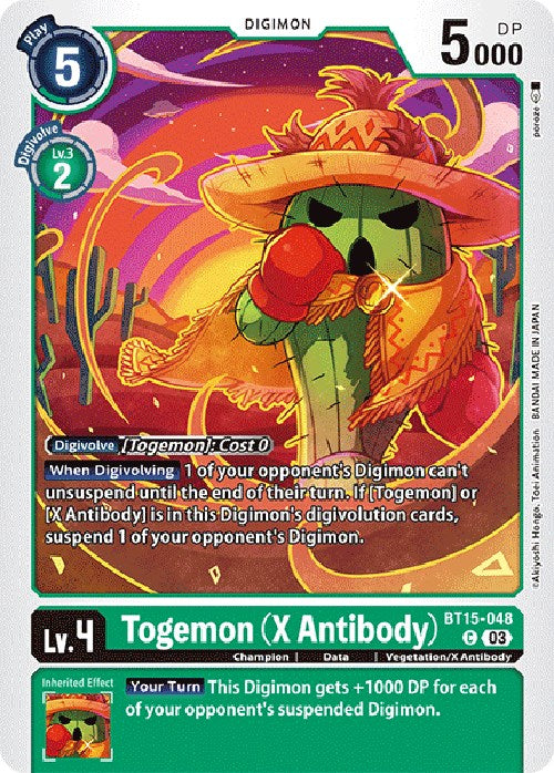 Togemon [BT15-048] (X Antibody) [Exceed Apocalypse] | The Time Vault CA