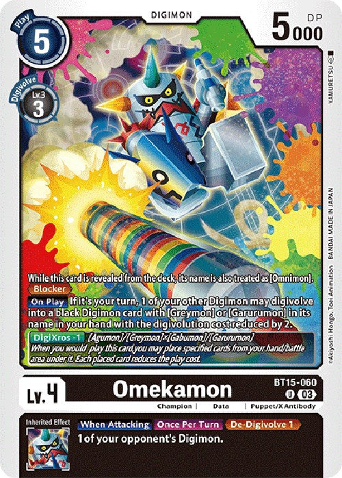 Omekamon [BT15-060] [Exceed Apocalypse] | The Time Vault CA