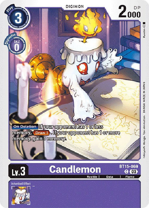 Candlemon [BT15-069] [Exceed Apocalypse] | The Time Vault CA