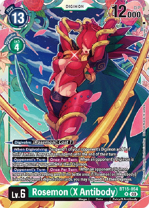 Rosemon [BT15-054] (X Antibody) [Exceed Apocalypse] | The Time Vault CA