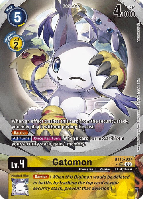 Gatomon [BT15-037] (Alternate Art) [Exceed Apocalypse] | The Time Vault CA