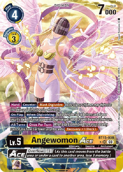 Angewomon Ace [BT15-038] (Alternate Art) [Exceed Apocalypse] | The Time Vault CA