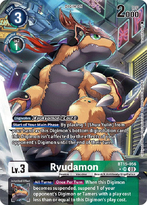 Ryudamon [BT15-056] (Alternate Art) [Exceed Apocalypse] | The Time Vault CA