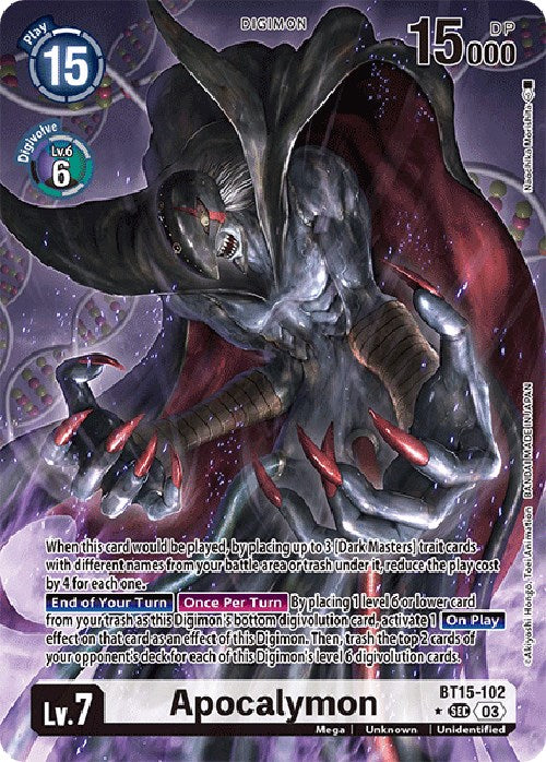 Apocalymon [BT15-102] (Alternate Art) [Exceed Apocalypse] | The Time Vault CA