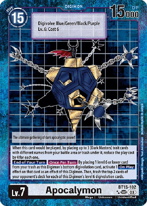 Apocalymon [BT15-102] (Special Edition Alternate Art) [Exceed Apocalypse] | The Time Vault CA