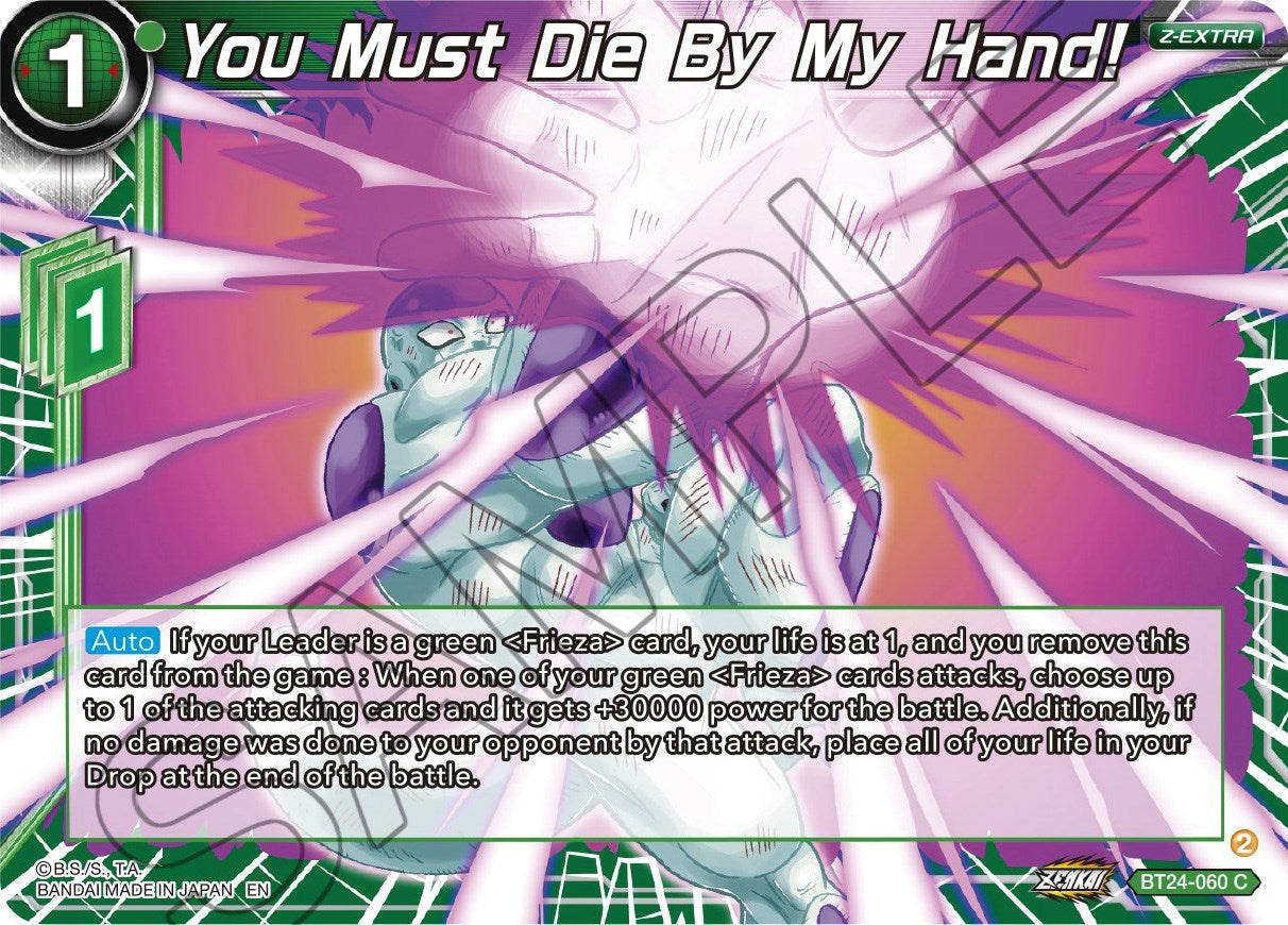 You Must Die By My Hand! (BT24-060) [Beyond Generations] | The Time Vault CA