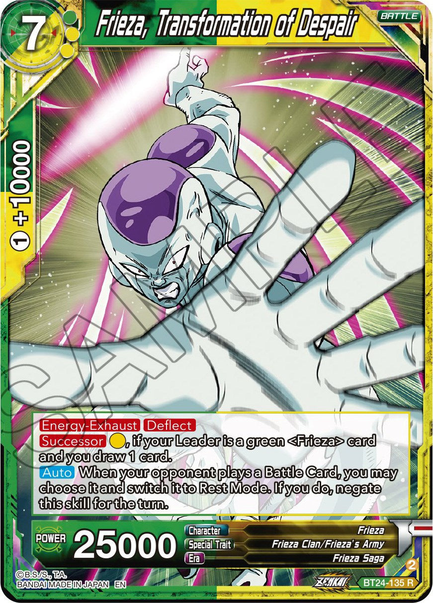 Frieza, Transformation of Despair (BT24-135) [Beyond Generations] | The Time Vault CA