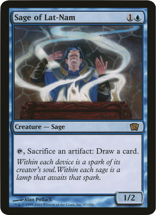 Sage of Lat-Nam (Oversized) [Eighth Edition Box Topper] | The Time Vault CA