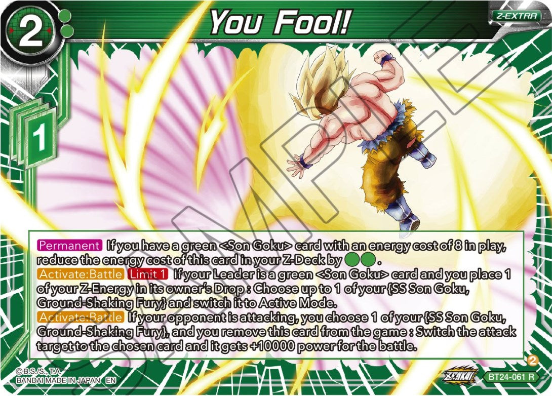 You Fool! (BT24-061) [Beyond Generations] | The Time Vault CA