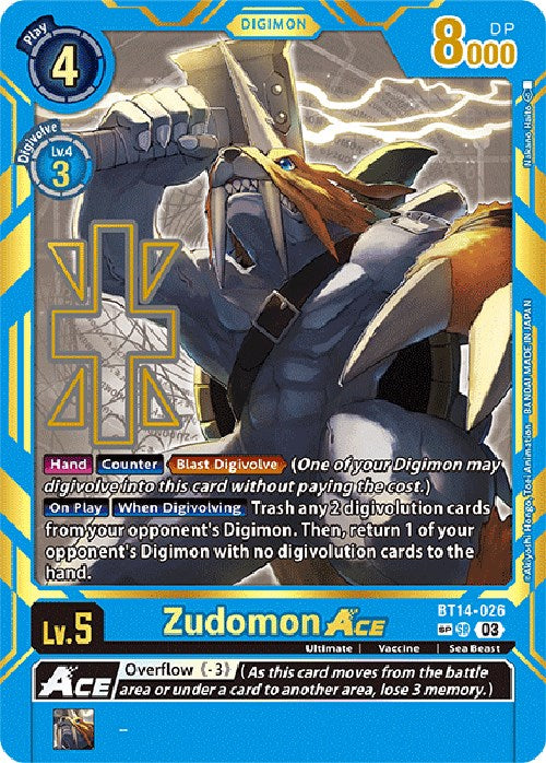 Zudomon Ace [BT14-026] [Exceed Apocalypse] | The Time Vault CA