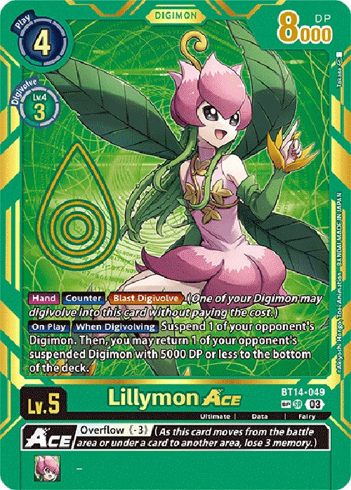 Lillymon Ace [BT14-049] [Exceed Apocalypse] | The Time Vault CA