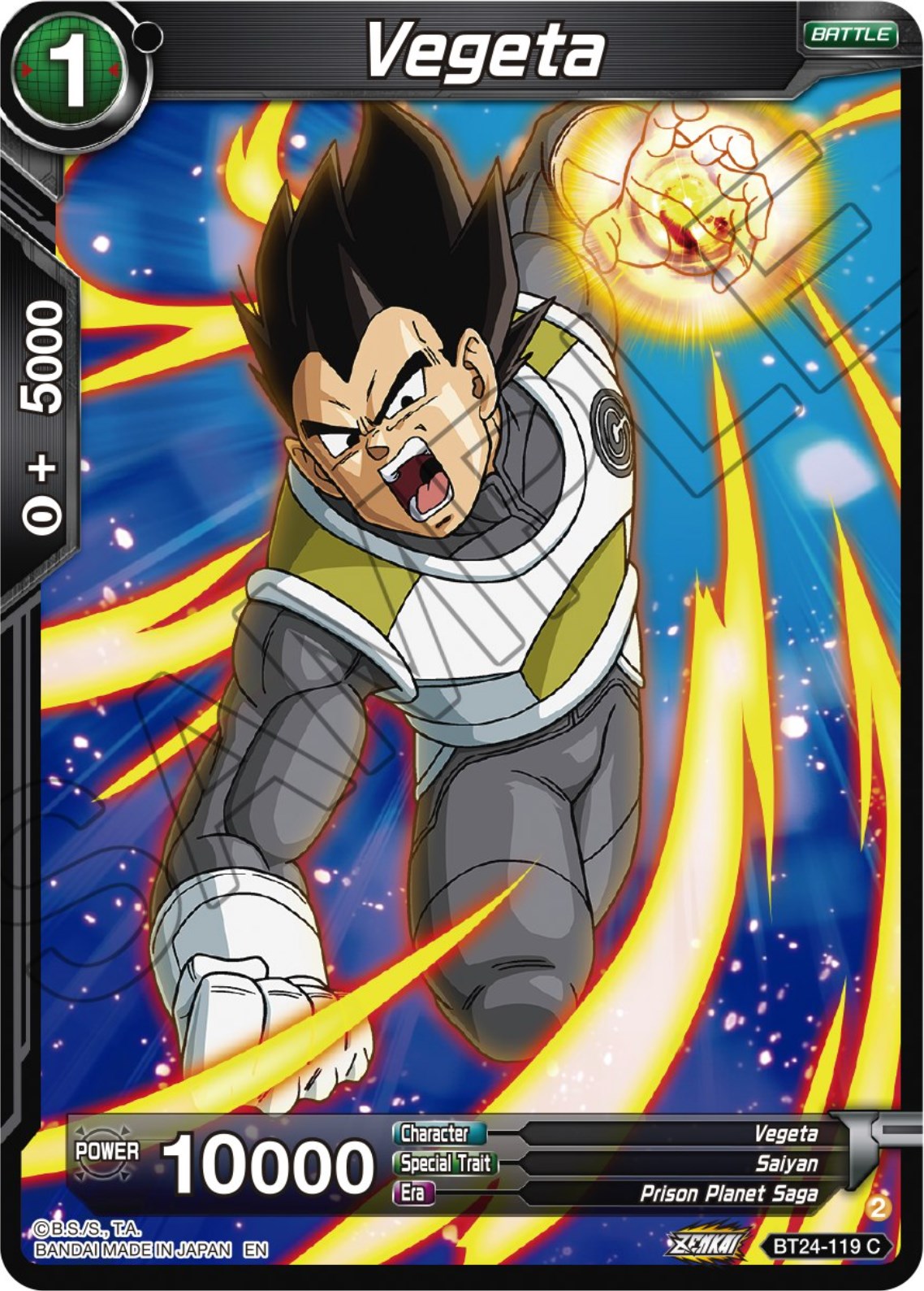 Vegeta (BT24-119) [Beyond Generations] | The Time Vault CA