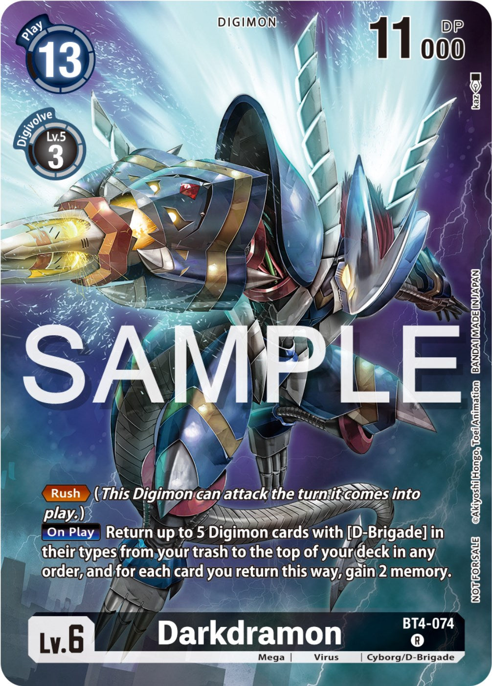 Darkdramon [BT4-074] (Official Tournament Pack Vol.12) [Great Legend Promos] | The Time Vault CA