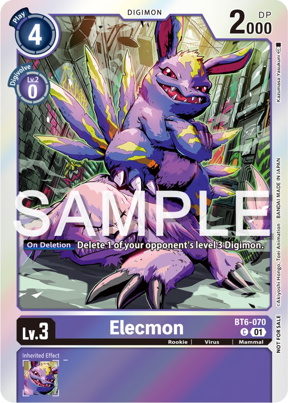 Elecmon [BT6-070] (Official Tournament Pack Vol.12) [Double Diamond Promos] | The Time Vault CA