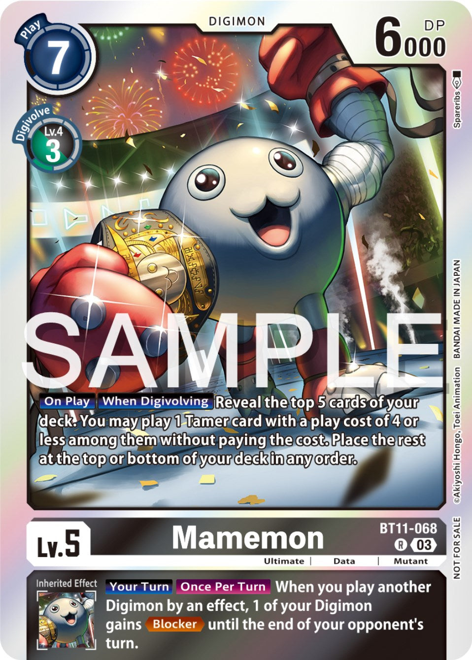 Mamemon [BT11-068] (Official Tournament Pack Vol.12) [Dimensional Phase Promos] | The Time Vault CA