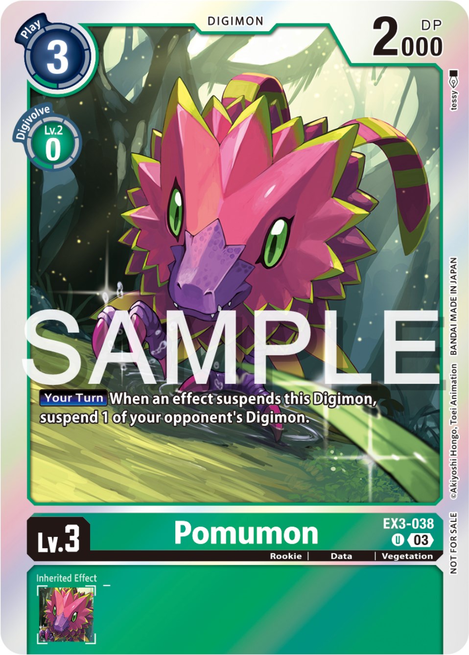 Pomumon [EX3-038] (Official Tournament Pack Vol.12) [Draconic Roar Promos] | The Time Vault CA