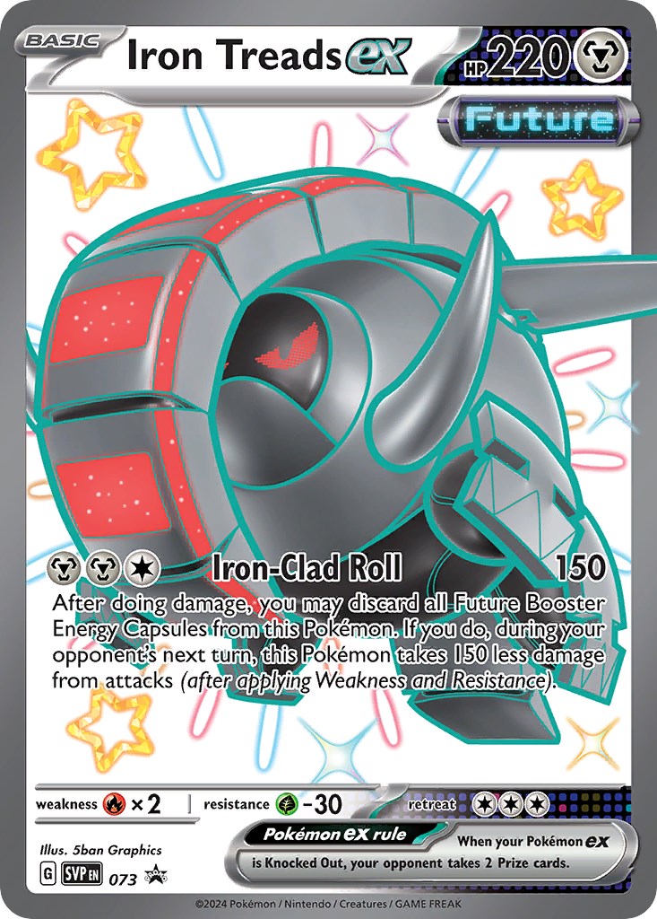 Iron Treads ex (073) [Scarlet & Violet: Black Star Promos] | The Time Vault CA