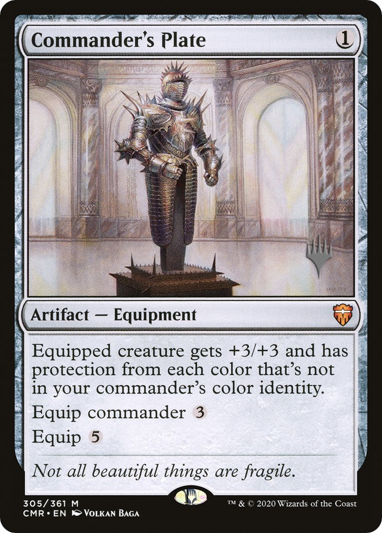 Commander's Plate (Promo Pack) [Murders at Karlov Manor Promos] | The Time Vault CA