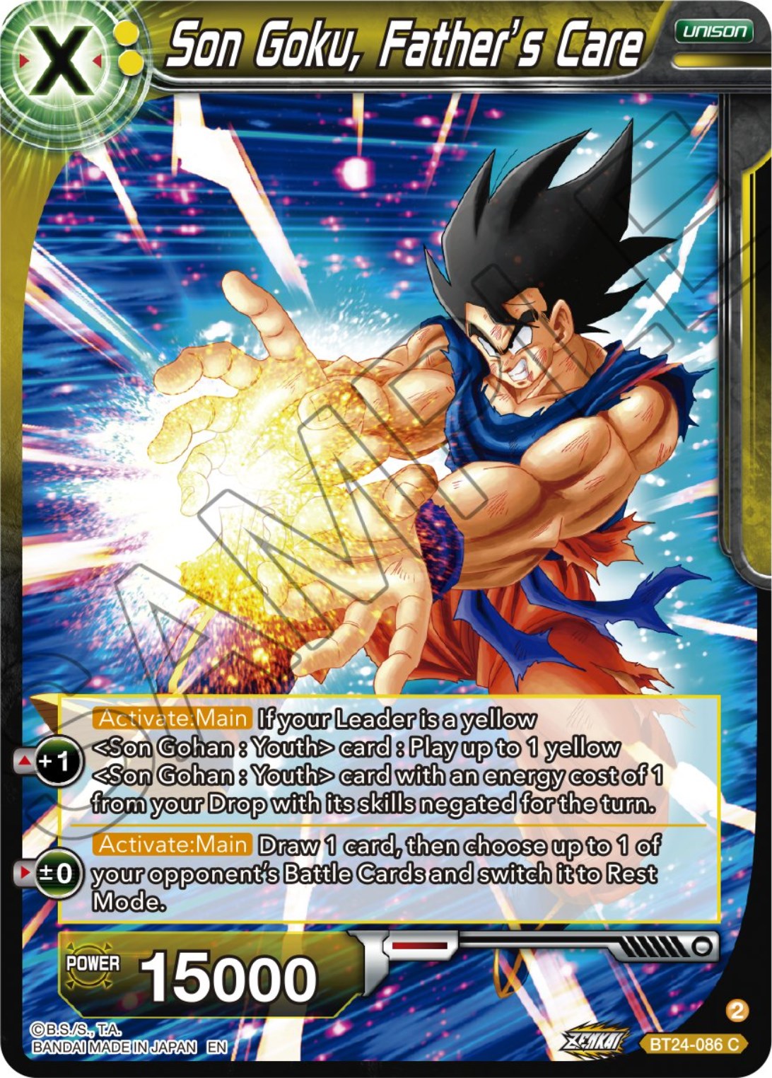 Son Goku, Father's Care (BT24-086) [Beyond Generations] | The Time Vault CA