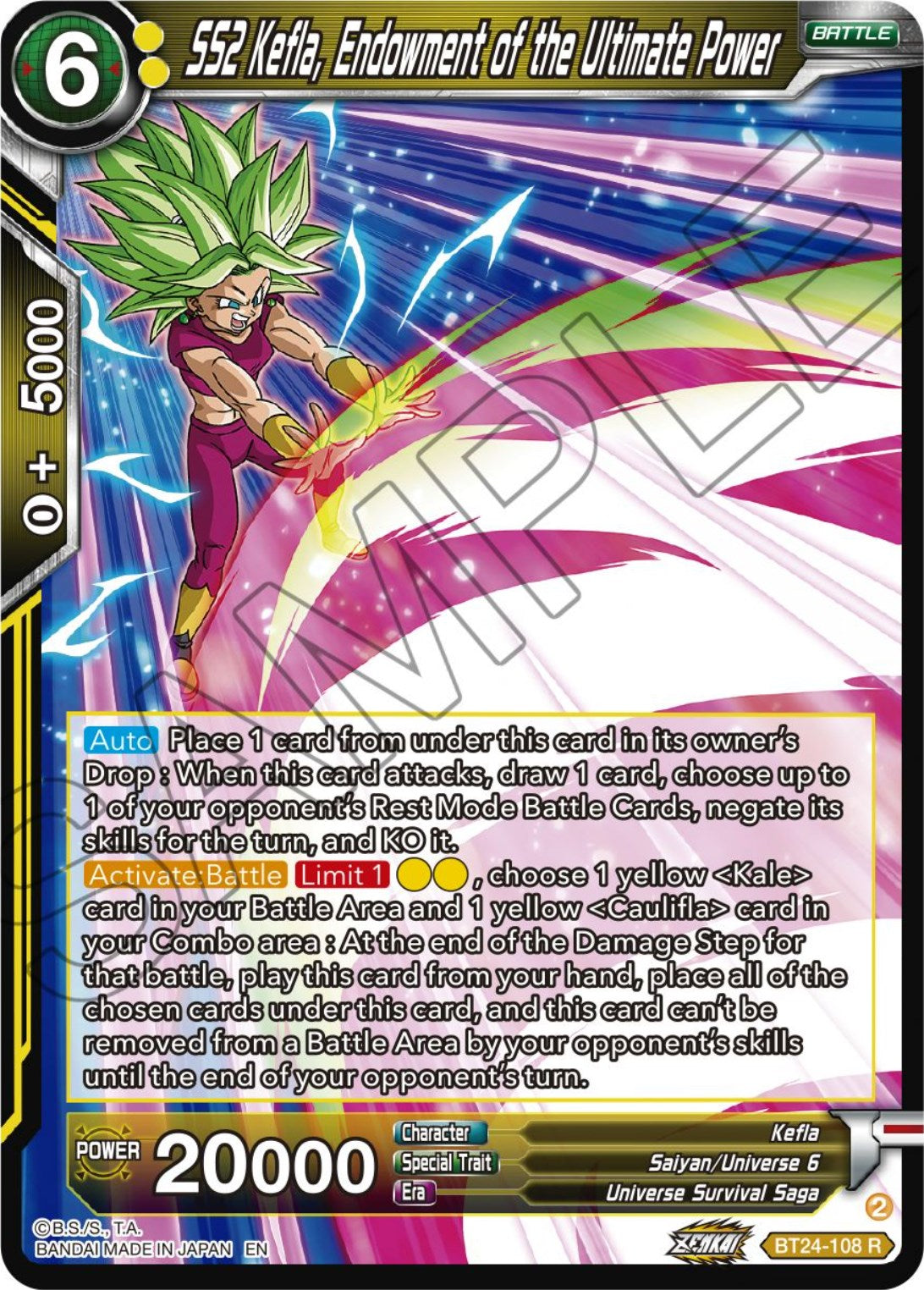 SS2 Kefla, Endowment of the Ultimate Power (BT24-108) [Beyond Generations] | The Time Vault CA