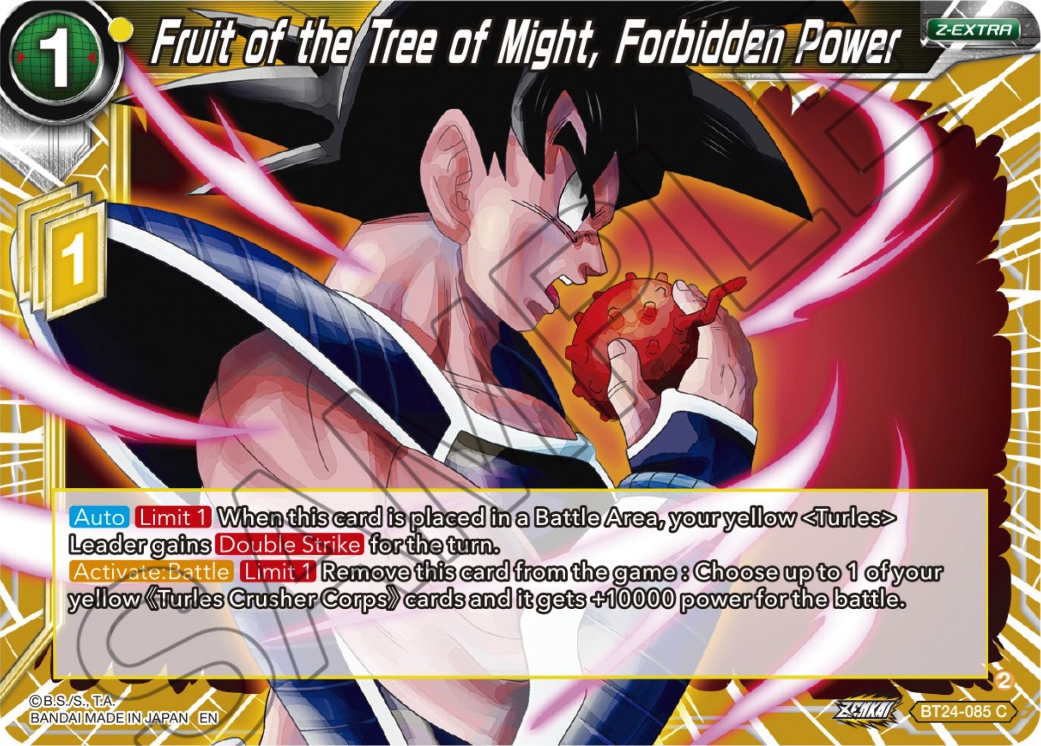 Fruit of the Tree of Might, Forbidden Power (BT24-085) [Beyond Generations] | The Time Vault CA