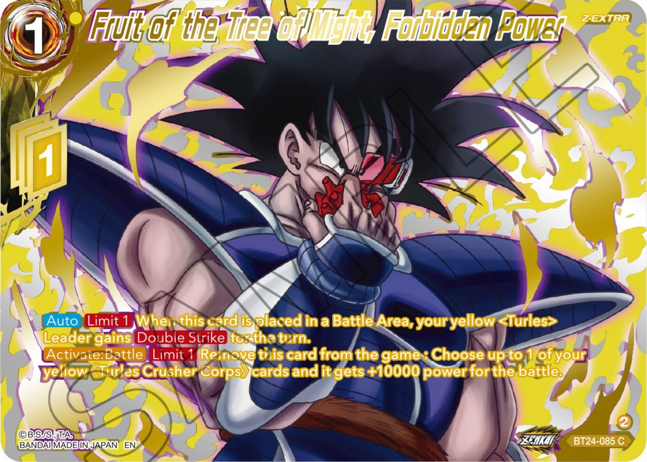Fruit of the Tree of Might, Forbidden Power (Collector Booster) (BT24-085) [Beyond Generations] | The Time Vault CA