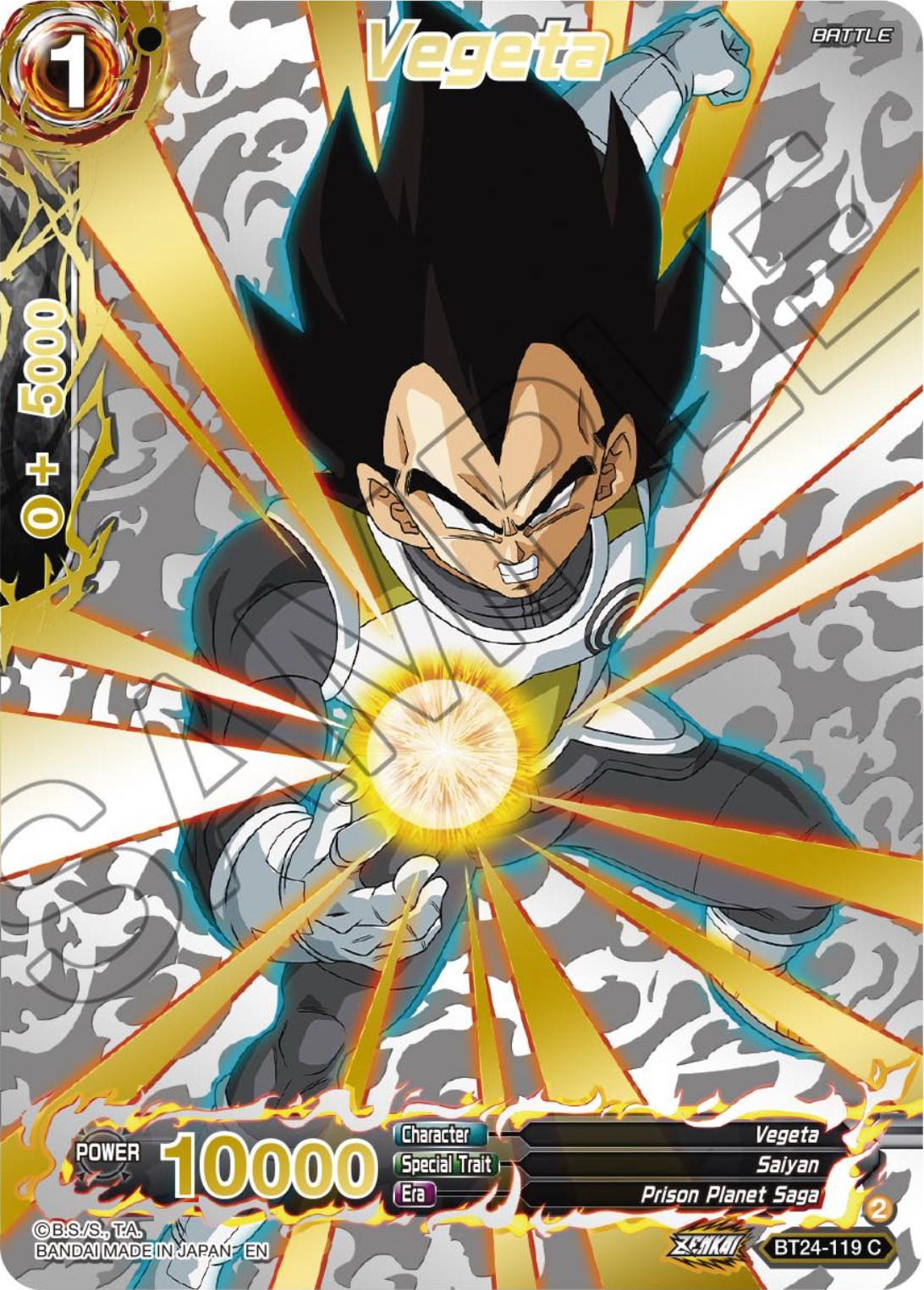 Vegeta (Collector Booster) (BT24-119) [Beyond Generations] | The Time Vault CA