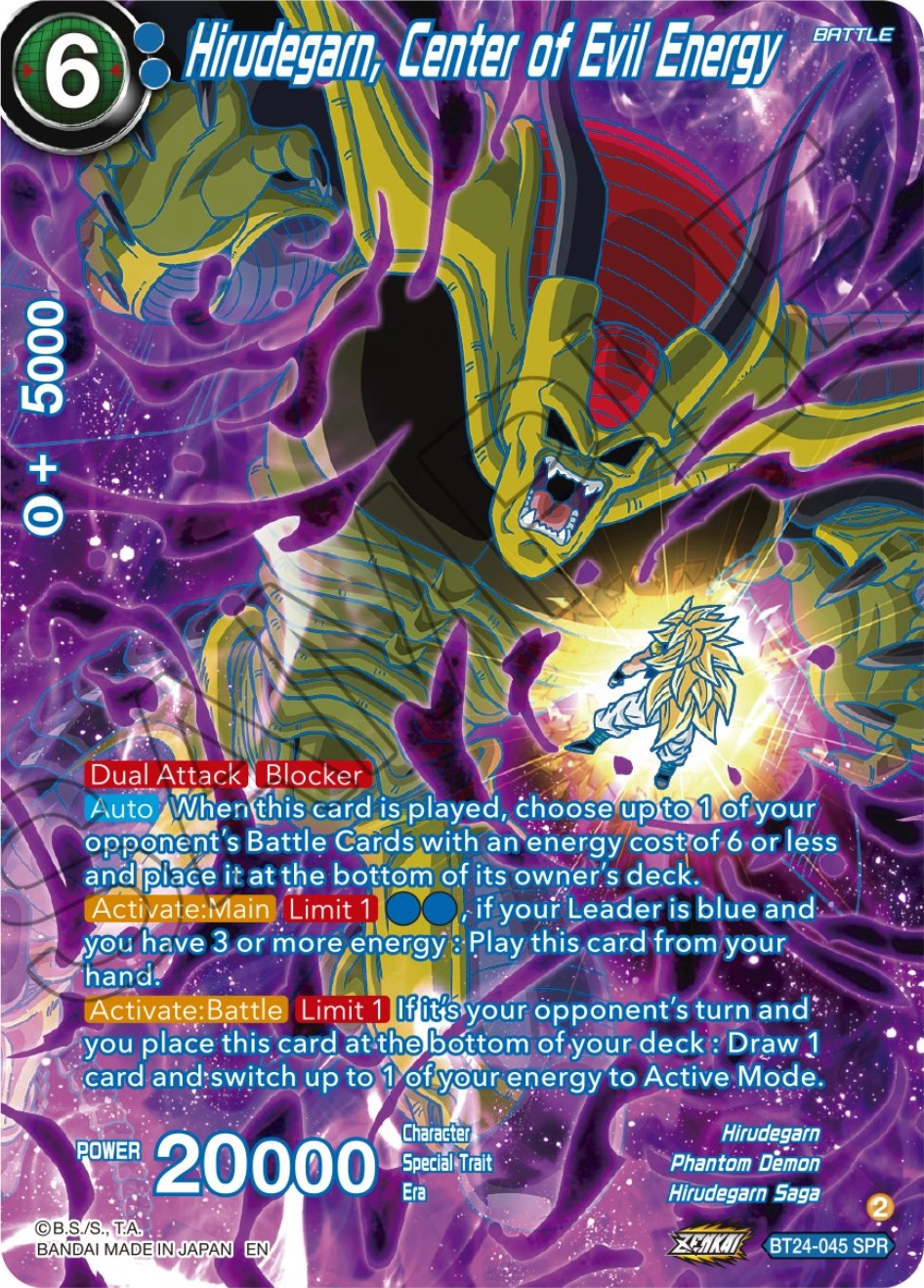 Hirudegarn, Center of Evil Energy (SPR) (BT24-045) [Beyond Generations] | The Time Vault CA