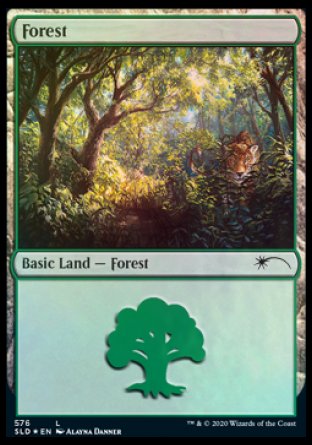 Forest (Cats) (576) [Secret Lair Drop Promos] | The Time Vault CA