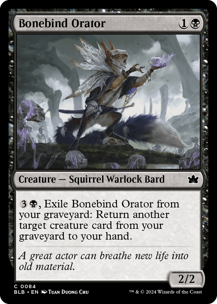 Bonebind Orator [Bloomburrow] | The Time Vault CA